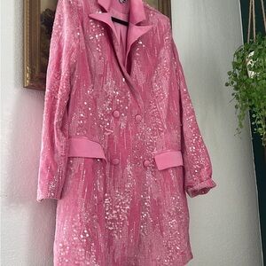 Sequin Blazer Dress